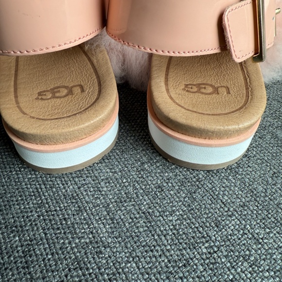 UGG Women's Holly Sunset Fluffy Sandals Size 8.5 - Picture 15 of 16